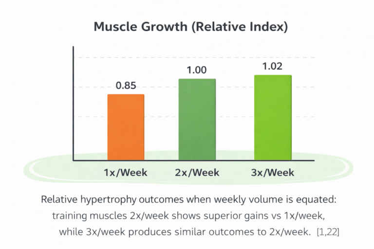Training frequency for hypertrophy