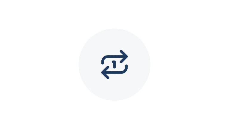Circular arrows icon representing creatine loading and the process of muscle creatine saturation.